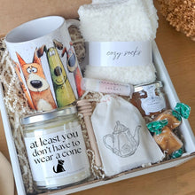 Load image into Gallery viewer, Large Cozy Get Well Care Package - Dog Cone