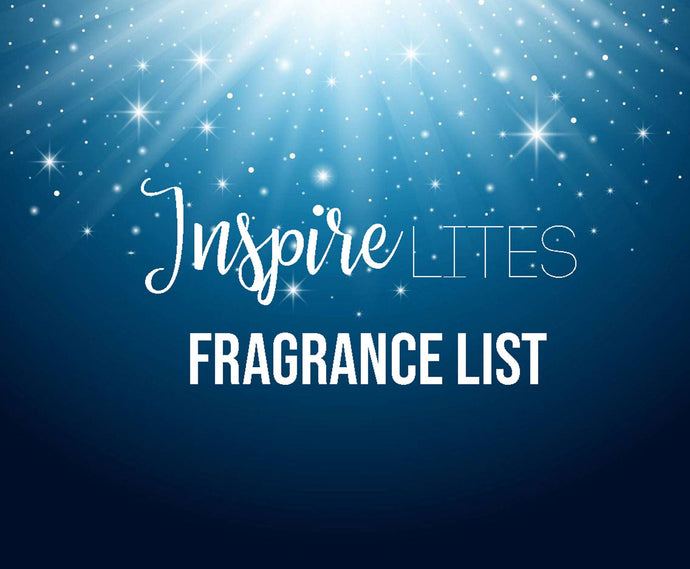 INSPIRE LITES Fragrance List