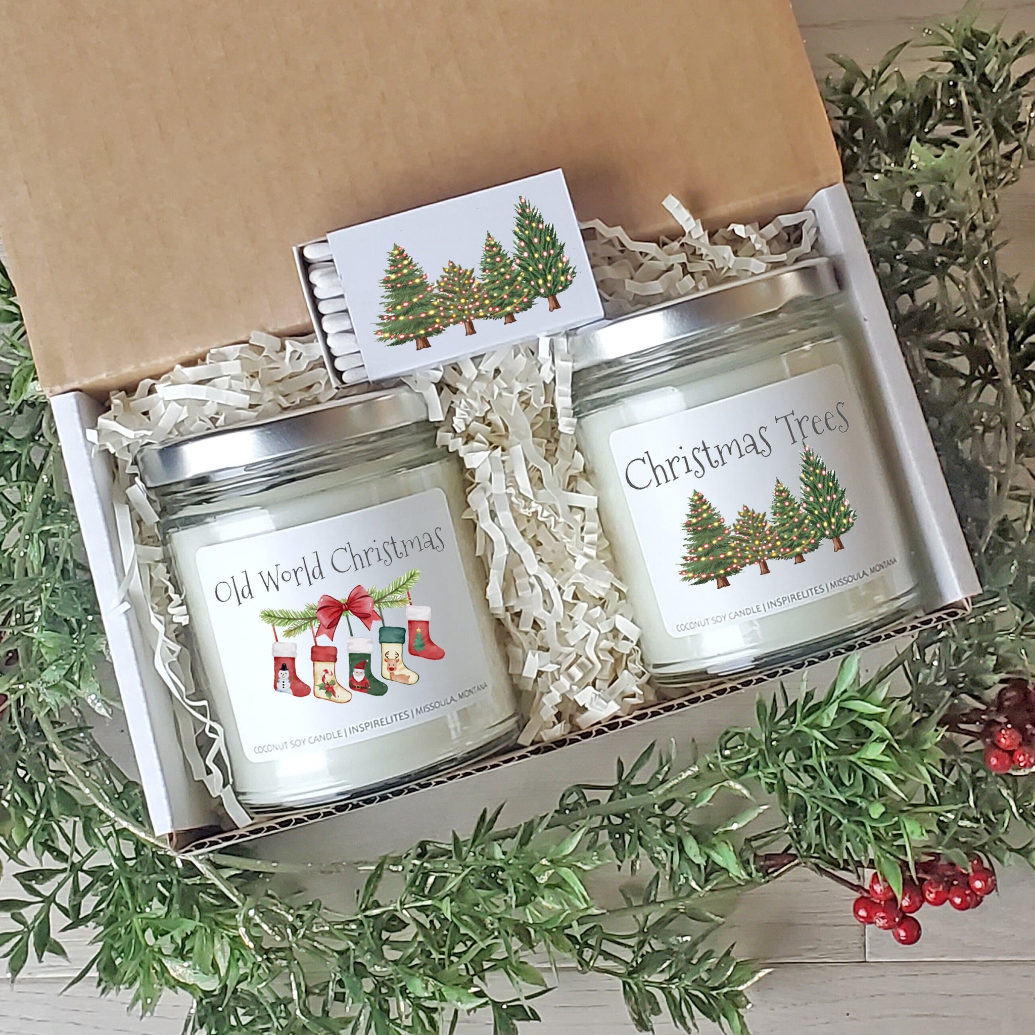 Christmas Gift Box. Gift for Mom. for Her. Gift for Women. Gift for  Teacher. Personalize. Candle, Wax Melts, Matches. 